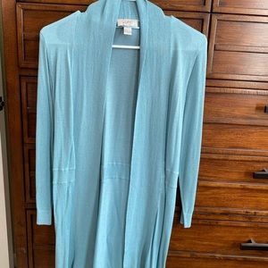 Lightweight open tunic cardigan